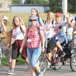 28. Pielgrzymka Cieszyńska 2019 na trasie - w Bziu Zameckim