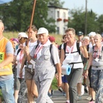 28. Pielgrzymka Cieszyńska 2019 na trasie - w Bziu Zameckim