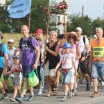 28. Pielgrzymka Cieszyńska 2019 na trasie - w Bziu Zameckim