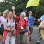 28. Pielgrzymka Cieszyńska 2019 na trasie - w Bziu Zameckim