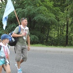 28. Pielgrzymka Cieszyńska 2019 na trasie - w Bziu Zameckim