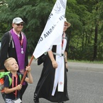 28. Pielgrzymka Cieszyńska 2019 na trasie - w Bziu Zameckim