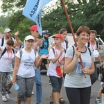 28. Pielgrzymka Cieszyńska 2019 na trasie - w Bziu Zameckim