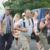 28. Pielgrzymka Cieszyńska 2019 na trasie - w Bziu Zameckim