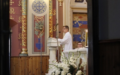 Homilię w kościele w Milejowie wygłosił ks. Kamil Goc.