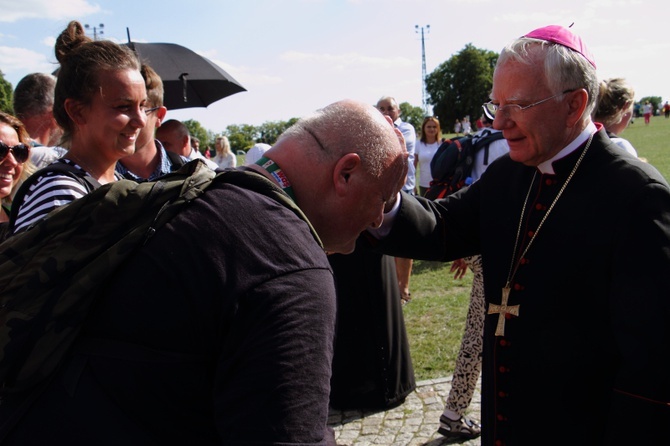 Wejście 39. Pieszej Pielgrzymki Krakowskiej na Jasną Górę