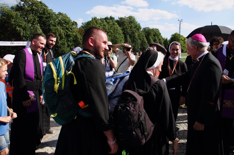 Wejście 39. Pieszej Pielgrzymki Krakowskiej na Jasną Górę