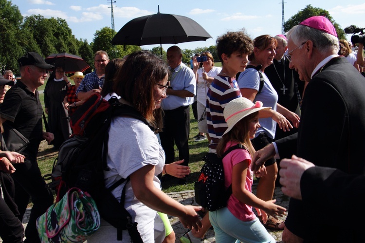 Wejście 39. Pieszej Pielgrzymki Krakowskiej na Jasną Górę