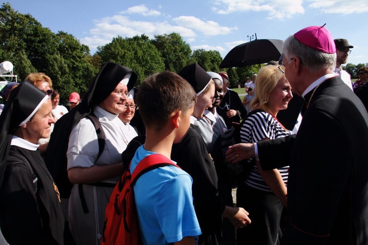 Wejście 39. Pieszej Pielgrzymki Krakowskiej na Jasną Górę