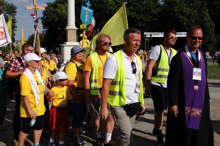 Wejście 39. Pieszej Pielgrzymki Krakowskiej na Jasną Górę