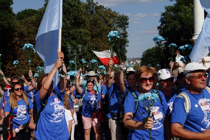 Wejście 39. Pieszej Pielgrzymki Krakowskiej na Jasną Górę