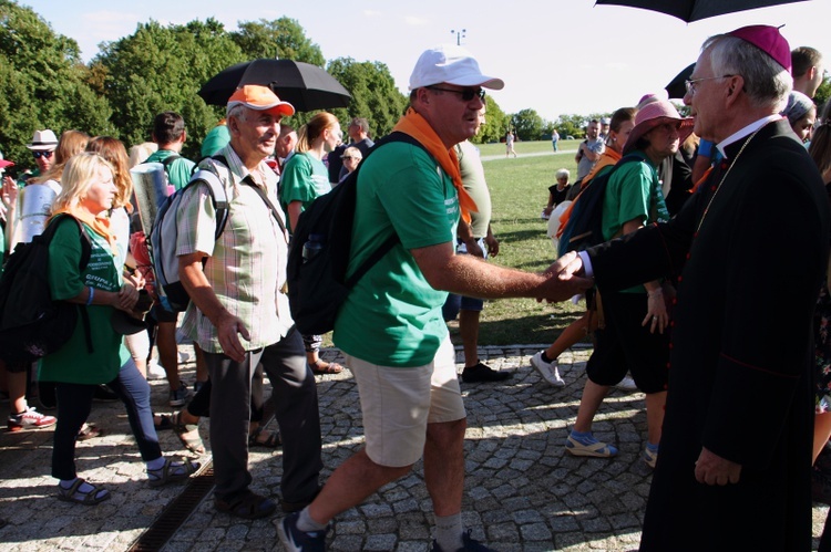 Wejście 39. Pieszej Pielgrzymki Krakowskiej na Jasną Górę