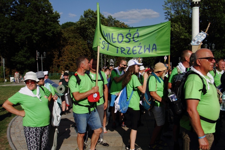 Wejście 39. Pieszej Pielgrzymki Krakowskiej na Jasną Górę