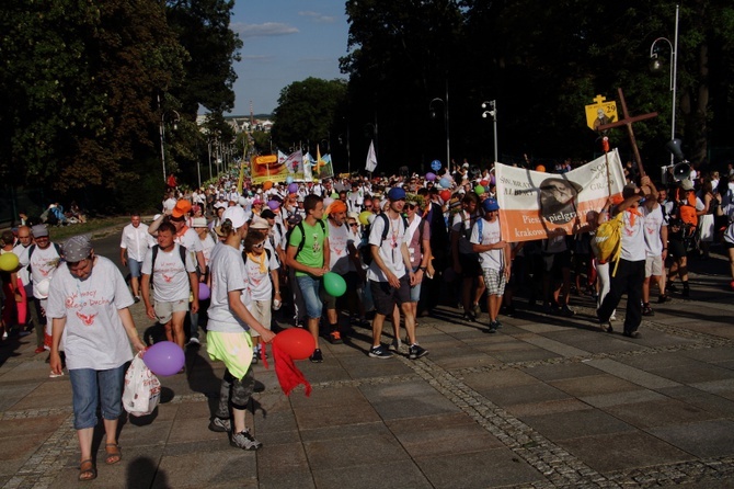 Wejście 39. Pieszej Pielgrzymki Krakowskiej na Jasną Górę