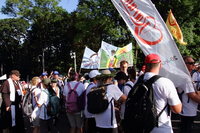 Wejście 39. Pieszej Pielgrzymki Krakowskiej na Jasną Górę