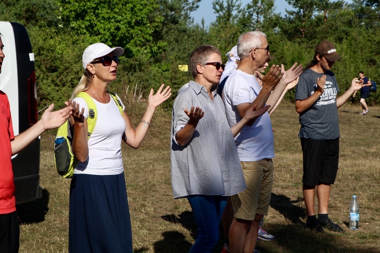 Gdańska grupa biało-żółta na górce przeprośnej