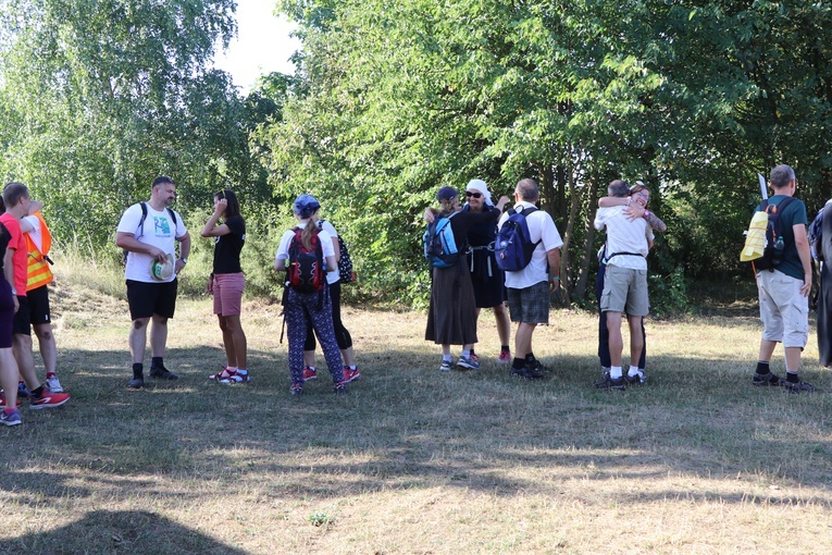 Gdańska grupa biało-żółta na górce przeprośnej