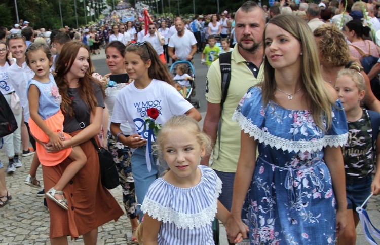 Powitanie 33. Pielgrzymki Andrychowskiej na Jasnej Górze - 2019