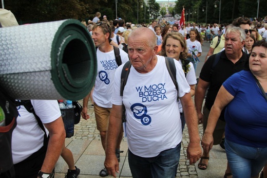 Powitanie 33. Pielgrzymki Andrychowskiej na Jasnej Górze - 2019