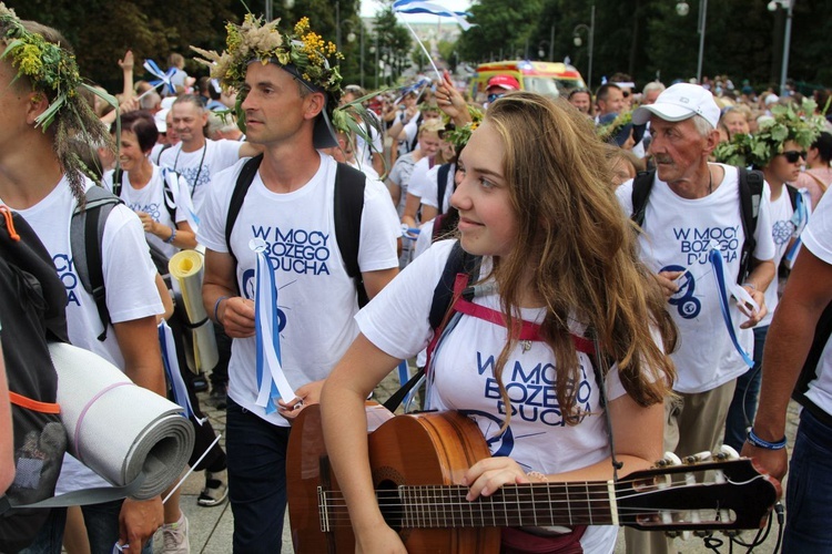 Powitanie 33. Pielgrzymki Andrychowskiej na Jasnej Górze - 2019