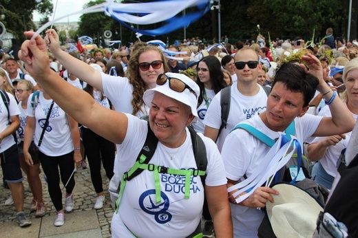 Powitanie 33. Pielgrzymki Andrychowskiej na Jasnej Górze - 2019
