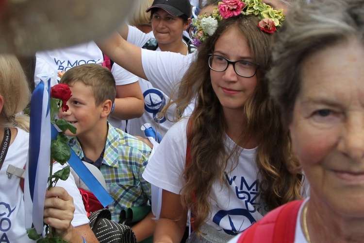 Powitanie 33. Pielgrzymki Andrychowskiej na Jasnej Górze - 2019