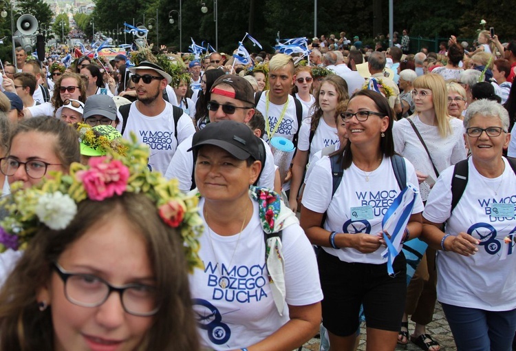 Powitanie 33. Pielgrzymki Andrychowskiej na Jasnej Górze - 2019