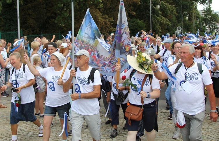 Powitanie 33. Pielgrzymki Andrychowskiej na Jasnej Górze - 2019