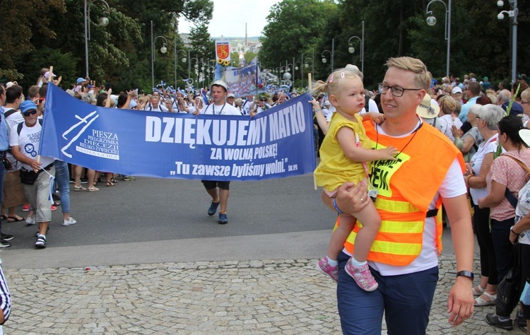 Powitanie 33. Pielgrzymki Andrychowskiej na Jasnej Górze - 2019