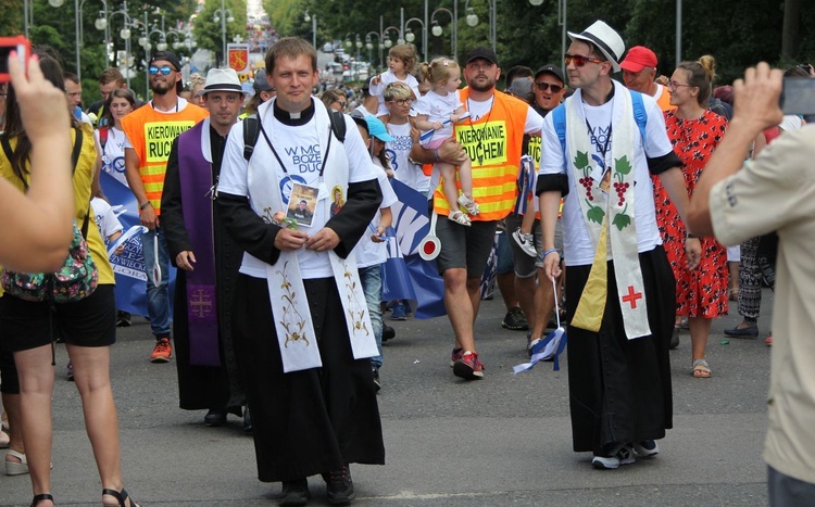 Powitanie 33. Pielgrzymki Andrychowskiej na Jasnej Górze - 2019