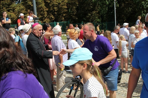 Powitanie 17. Andrychowskiej Pielgrzymki Rowerowej na Jasnej Górze - 2019