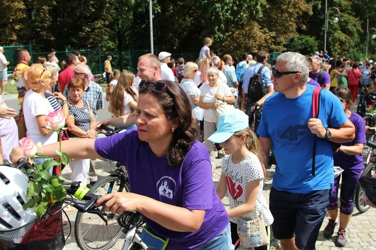 Powitanie 17. Andrychowskiej Pielgrzymki Rowerowej na Jasnej Górze - 2019