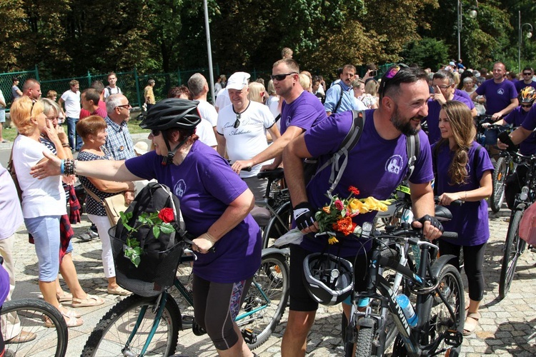 Powitanie 17. Andrychowskiej Pielgrzymki Rowerowej na Jasnej Górze - 2019