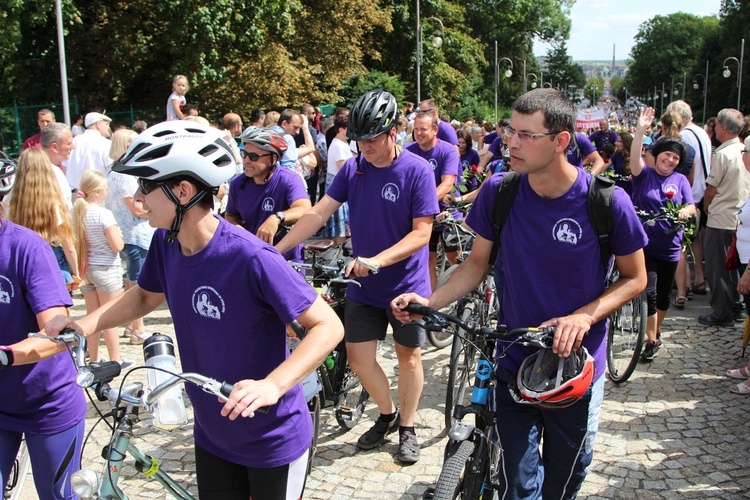 Powitanie 17. Andrychowskiej Pielgrzymki Rowerowej na Jasnej Górze - 2019