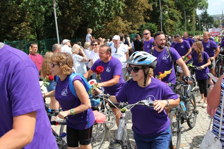 Powitanie 17. Andrychowskiej Pielgrzymki Rowerowej na Jasnej Górze - 2019