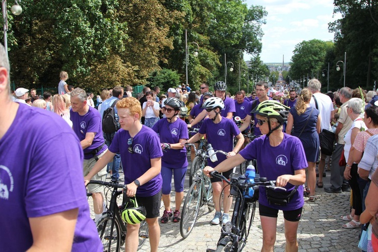 Powitanie 17. Andrychowskiej Pielgrzymki Rowerowej na Jasnej Górze - 2019