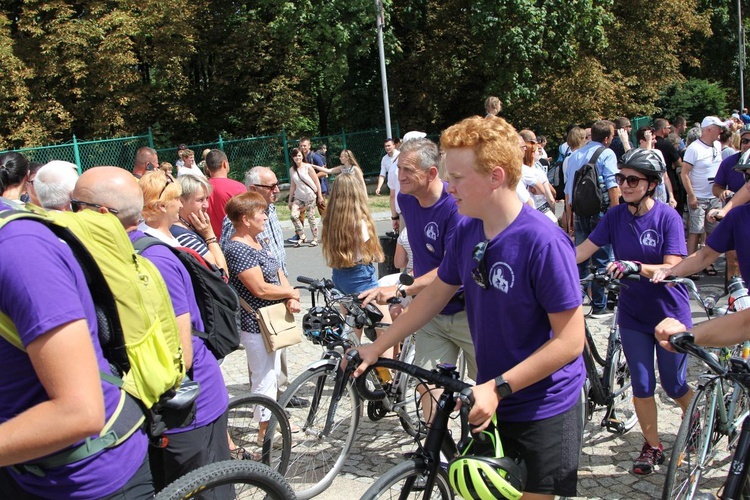 Powitanie 17. Andrychowskiej Pielgrzymki Rowerowej na Jasnej Górze - 2019