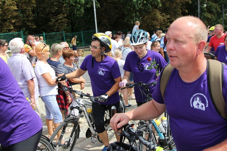 Powitanie 17. Andrychowskiej Pielgrzymki Rowerowej na Jasnej Górze - 2019