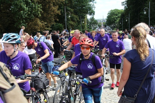 Powitanie 17. Andrychowskiej Pielgrzymki Rowerowej na Jasnej Górze - 2019