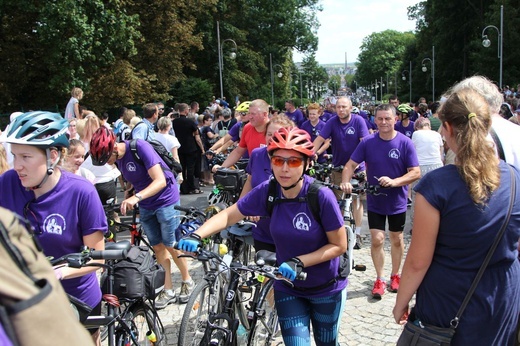 Powitanie 17. Andrychowskiej Pielgrzymki Rowerowej na Jasnej Górze - 2019