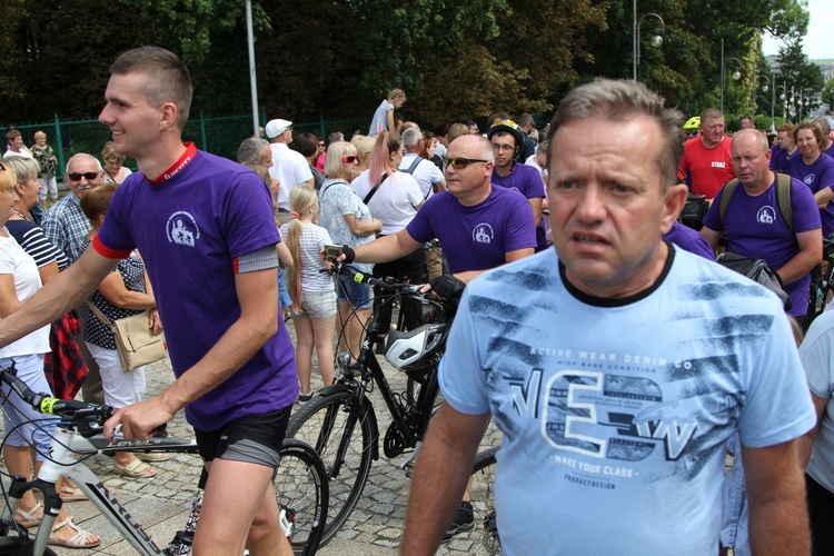 Powitanie 17. Andrychowskiej Pielgrzymki Rowerowej na Jasnej Górze - 2019