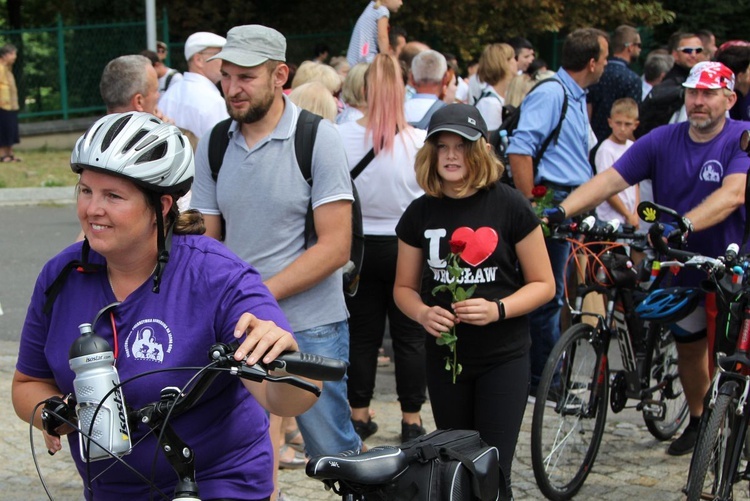 Powitanie 17. Andrychowskiej Pielgrzymki Rowerowej na Jasnej Górze - 2019