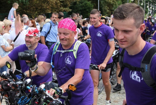 Powitanie 17. Andrychowskiej Pielgrzymki Rowerowej na Jasnej Górze - 2019