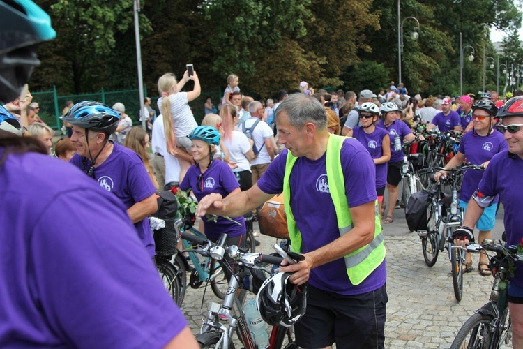 Powitanie 17. Andrychowskiej Pielgrzymki Rowerowej na Jasnej Górze - 2019