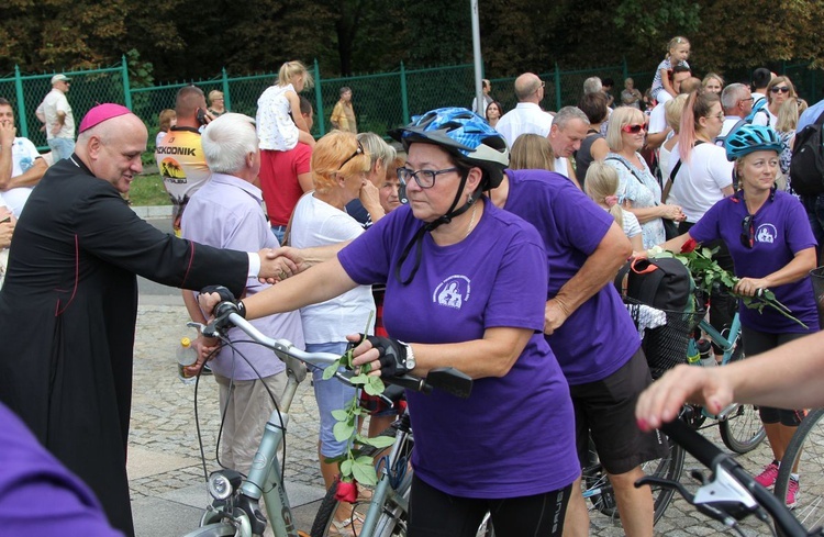 Powitanie 17. Andrychowskiej Pielgrzymki Rowerowej na Jasnej Górze - 2019