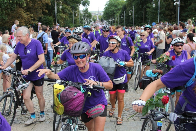 Powitanie 17. Andrychowskiej Pielgrzymki Rowerowej na Jasnej Górze - 2019