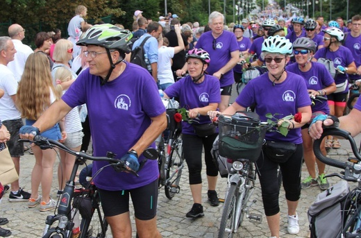 Powitanie 17. Andrychowskiej Pielgrzymki Rowerowej na Jasnej Górze - 2019