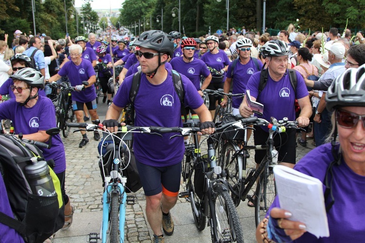 Powitanie 17. Andrychowskiej Pielgrzymki Rowerowej na Jasnej Górze - 2019