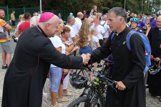 Powitanie 17. Andrychowskiej Pielgrzymki Rowerowej na Jasnej Górze - 2019