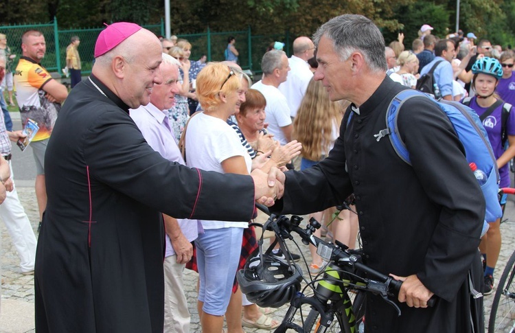 Powitanie 17. Andrychowskiej Pielgrzymki Rowerowej na Jasnej Górze - 2019